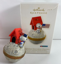 Hallmark Keepsake Ornament Innovation Discovery Peanuts Snoopy NASA's 50 Years picture