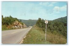 1960 US Highway 25 Road Signage Cumberland Mountains Kentucky KY Posted Postcard picture