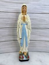 Antique French Statuette of the Virgin Mary in Terracotta : Palace of the Rosary picture