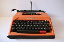 Vintage Underwood 333 typewriter orange color serviced -tested picture