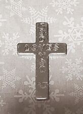 One Vintage God Loves You Metal Pocket Cross picture
