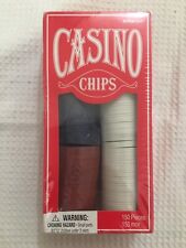 BRAND NEW SEALED BOX 150 Ct POKER CHIPS Red White & Blue-Cheapest Price  picture
