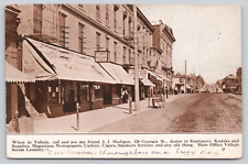 Postcard Vallejo, California Street View Advertising, 1908, Steam Cleaner, A315 picture