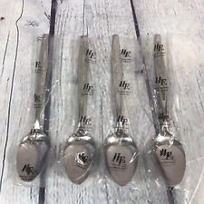 4 Hanford Forge PROVINCIAL WHEAT Stainless Soup Spoons Korea Flatware New 7.25