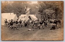 Lot of 33 Annual Fair M.S.R. Ephrata PA c1909 Military Encampment RPPC O55 picture