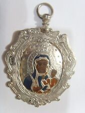 vintage Catholic religious extra large Saint Mary Baby Jesus pendant 52588 picture