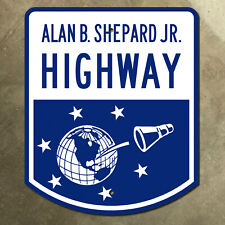 New Hampshire Alan Shepard Highway interstate 93 marker road sign space 15x18 picture