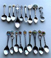 Lot of 18  Souvenir Spoons Collectible Spoons picture
