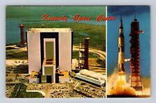Merritt Island FL-Florida, NASA's John F Kennedy Space Center, Vintage Postcard picture