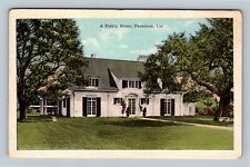 Pasadena CA, A Pretty Home, California Vintage Postcard picture