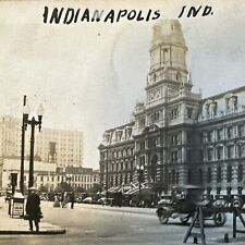 VINTAGE PHOTO Indianapolis Indiana Street Scene 1920S Original picture