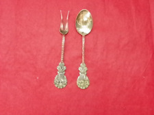 VINTAGE E.P.N.S. SPOON AND FORK SWEDEN SILVERPLATE              BOX 56 picture