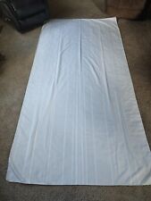  Vtg White linen tablecloth  rectangler 119