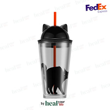 Starbucks Halloween Black Cat Tumbler Cup 16oz 473 ml Brand NEW Fall 2023 Series picture