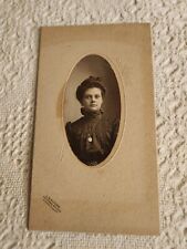 Antique Portrait Photograph of Woman by L. G. Alvord Cottage Studio Emporia Kans picture