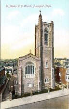 St Marks Pe Church Frankford Philadelphia Pa Antique Divided Back Postcard picture