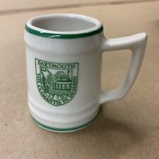 Vintage Dartmouth College Mini Mug Shot Glass Shelf Display Ceramic Pottery picture