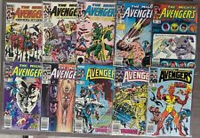 Lot of 10 Avengers Comics, Issues 249-258, Key 257, 1st Appearance Nebula picture