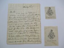 ANTIQUE DANIEL WEBSTER  SECRETARY OF STATE LETTER TO JOSEPH STORY SUPREME COURT picture