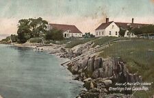 Postcard ME Home of Pearl of Orrs Island Casco Bay Posted 1908 Vintage PC J1393 picture