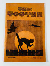 VERY RARE 1921 The Tooter Halloween Yearbook Omaha Nebraska black cat witch bat picture