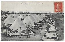 Camp de Mailly Un Coin de Campement French Postcard Mailed World War I Scott 162 picture