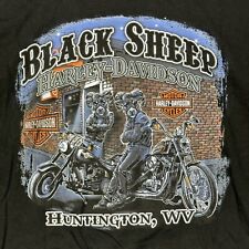 Harley-Davidson 2XL Black Sheep T-shirt Huntington West Virginia Short Sleeve picture