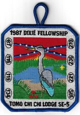 1987 Dixie Fellowship OA Area SE5 Host Tomo Chi-Chi 119 Camp Blue Heron [PD281] picture