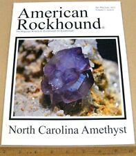 AMERICAN ROCKHOUND North Carolina Amethyst 2015 Vol 2 #6 Rock & Mineral Collect picture