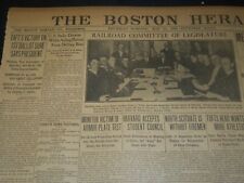 1908 MAY 28 THE BOSTON HERALD - TAFT'S VICTORY ON 1ST BALLOT SURE - BH 76 picture