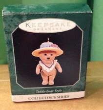 Hallmark Miniature ornament, Teddy-Bear Style, #2, (1998), NIB picture