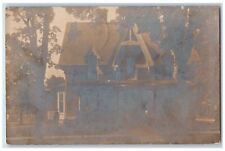 1907 Home Residence View Sherburne New York NY RPPC Photo Posted Postcard picture
