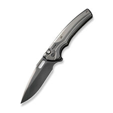 WE Exciton Folding Knife Polished Gray Ti Handle 20CV Drop Pt Limited WE22038A-7 picture
