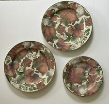Vintage Toyo Decorative Plates. Set Of 3 picture