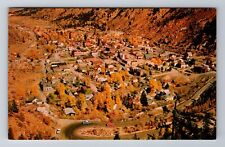 Georgetown CO-Colorado, Aerial Mountain Town View, Antique Vintage Postcard picture