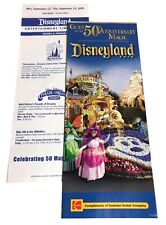 Disneyland Park Guide To The 50th Anniversary Magic Full Color Map 2005 Kodak picture