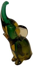 Vintage Archimede Seguso Murano Glass Elephant Figurine Italy Marked picture