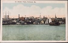 PORTLAND, MAINE. C.1925 PC.(A41)~VIEW OF PORTLAND WATERFRONT picture