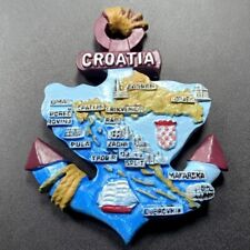 Croatia Tourist Travel Souvenir 3D Resin Refrigerator Fridge Magnet picture