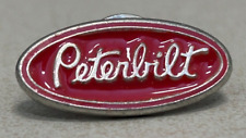 Peterbilt Trucks Oval Logo Emblem Enamel Pin NEW picture