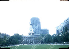 sl49 Original Slide 1961 Philadelphia Independence Hall cars 491a picture