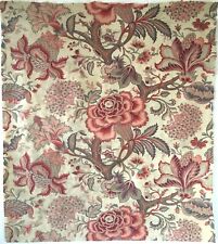 Very Beautiful 19th C. French Printed Cotton Floral Jacobean Fabric  (2891) picture
