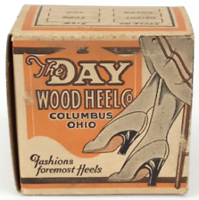 The Day Wood Heel Co Columbus Ohio 1940s Mid Century Old Stock Rare picture