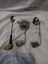 Vintage Golf Themed Bar Ware Man Cave Novelty Decor Mix Drink Accessories  picture