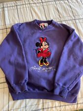 Minnie Mouse Vintage Crewneck Purple Mickey Inc Small picture
