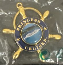 Vintage 💛 Regal Princess Cruises Collector Souvenir Helm Keychain Keyring🚢 NOS picture