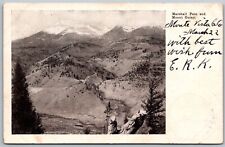 Marshall Pass & Mount Ouray Colorado 1908 Postcard picture