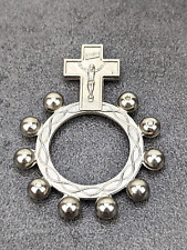 Vintage INRI Pocket Finger Rosary 2