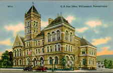 Postcard: WP15 U.S. Post Office, Williamsport, Pennsylvania picture