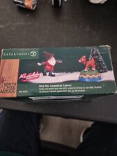 Department 56 North Pole Woods Rudolph Ring Toss 56931 Christmas Village New picture